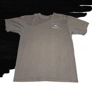 Vintage Battlefield Harley Davidson T-Shirt Gray Gettysburg PA Soldiers